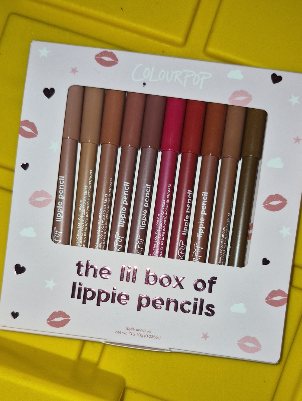 ColourPop Lippie Pencil Set — Nude, Pink, Brown Shades Nwt